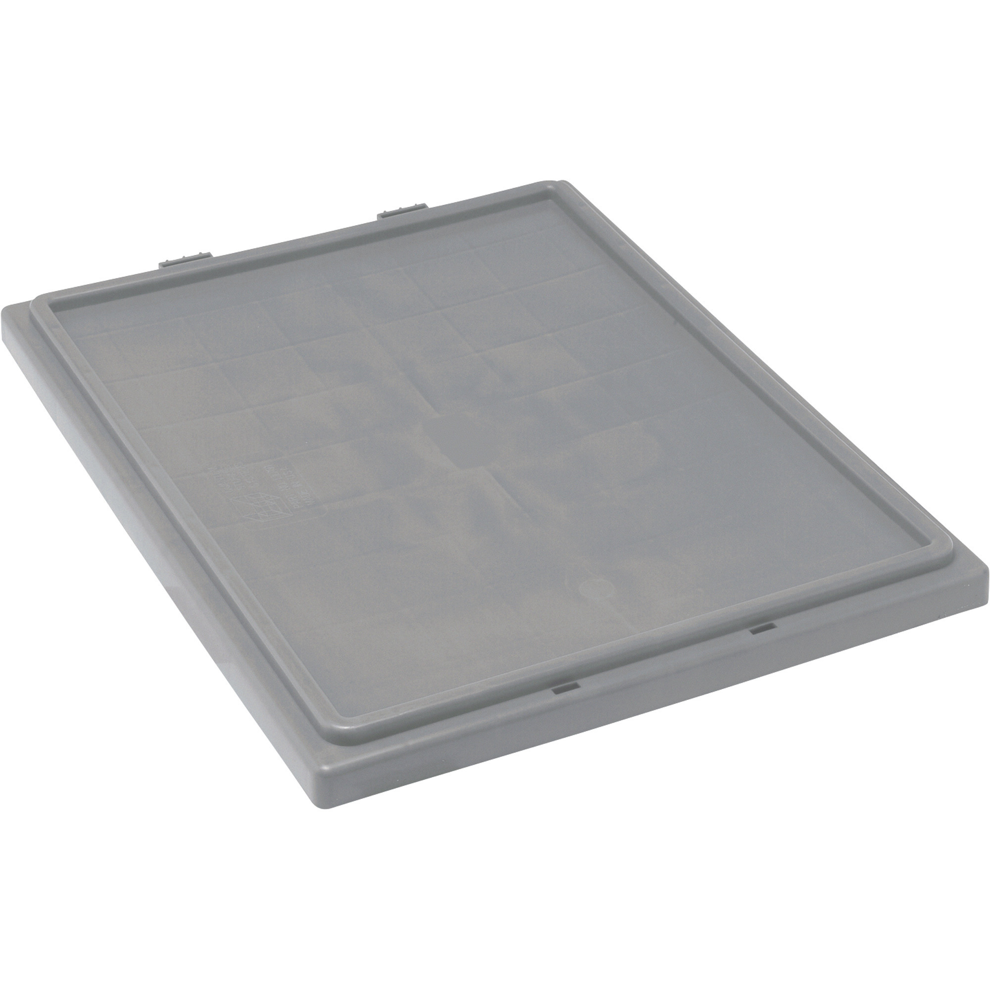 Quantum Storage Bin Lid, Gray, Carton of 6, Model# LID191GYCS